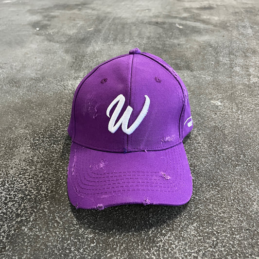 DISTRESSED PURPLE CAP