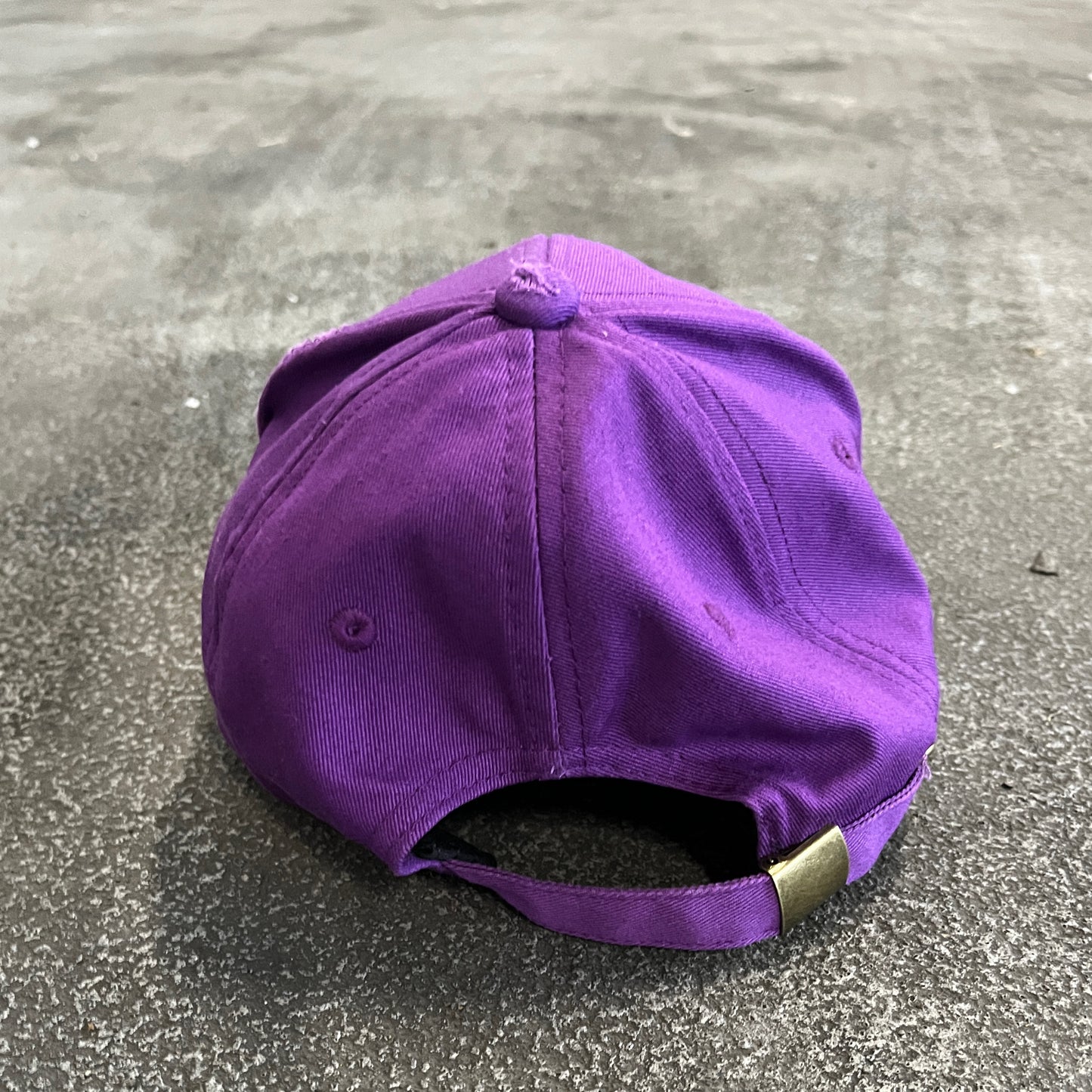 DISTRESSED PURPLE CAP