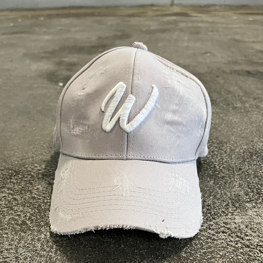 DISTRESSED GREY CAP